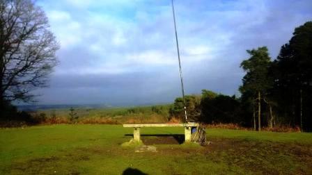 SOTA Pole on Leith Hill
