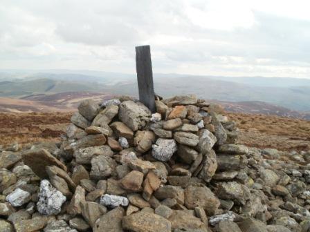 Cairn on Carnedd y Filiast