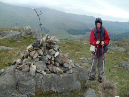 Jimmy, summit of Hard Knott