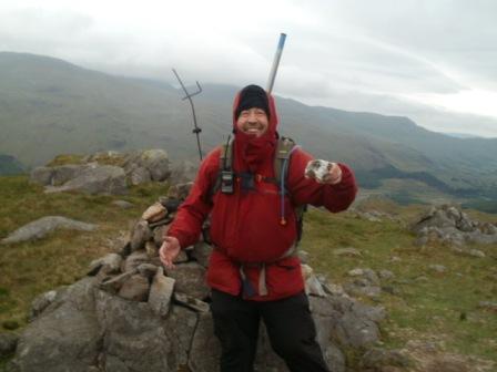 Tom, summit of Hard Knott