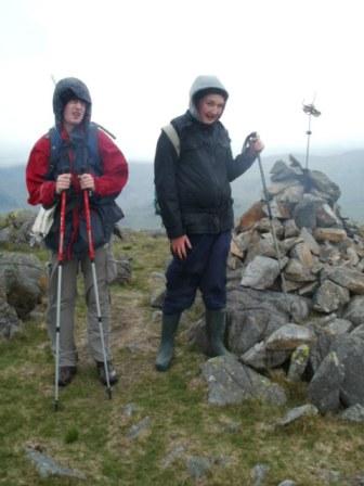 Jimmy & Liam at the summit