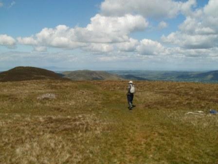 Liam sets off on his descent