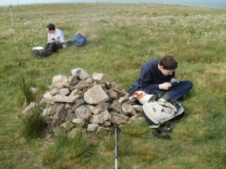Jimmy, Liam & the summit cairn