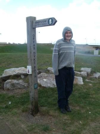Start/end point of the Offa's Dyke Path