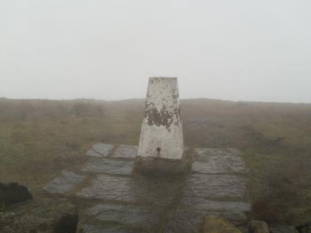 Summit trig on Shining Tor