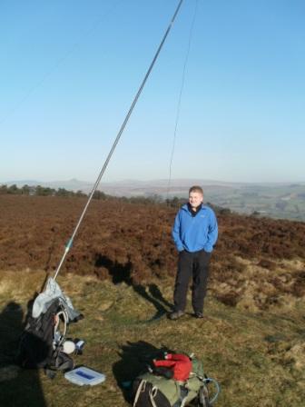 Craig - and a not-very-vertical mast!
