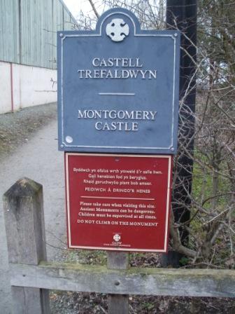 Entrance to Montgomery Castle