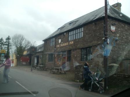 The Skirrid Inn is supposed to be haunted - and this photo also suggests the same!