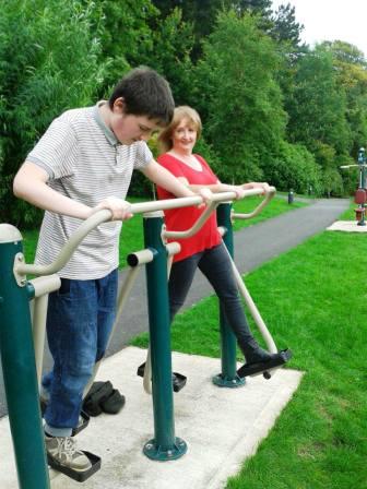 Liam & Marianne in Carnfunnock Country Park later