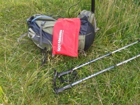 Antenna bag and rucksack