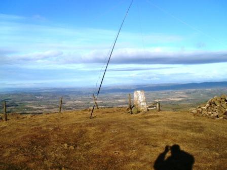 SOTA Pole on Corndon Hill