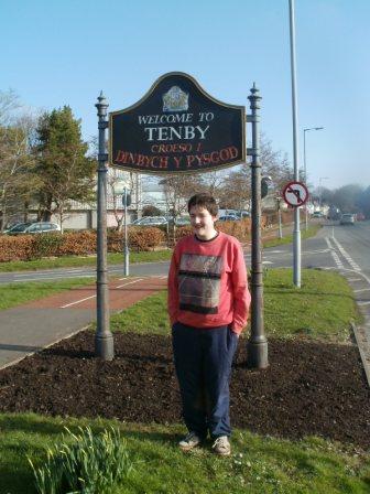 Arrival in Tenby