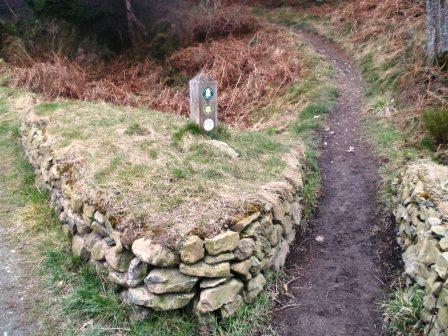 Bear right for the Offa's Dyke Path