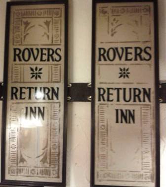 The pub displayed a collection of Coronation Street memorabilia