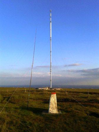 Winter Hill summit and main mast