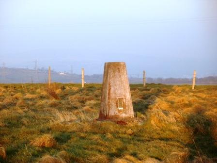 The lonely summit of Mynydd Sylen