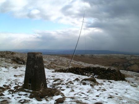 Summit trig and shelter