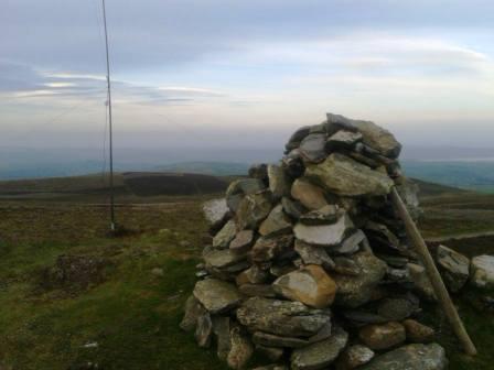 Summit cairn on Lowick High Common / Kirkby Moor