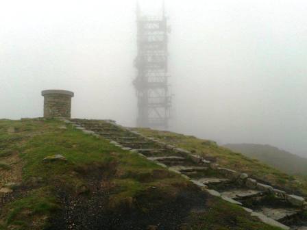 The mist made it a rather spooky summit!