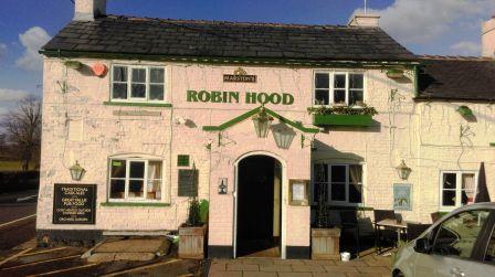 Robin Hood pub, A54, Bosley