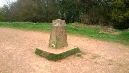 Trig point on Walton Hill