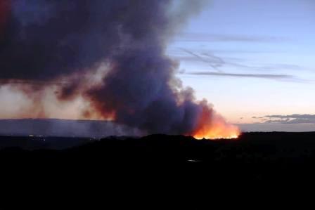 Fire on The Roaches