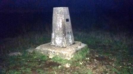 Trig point on Butser Hill