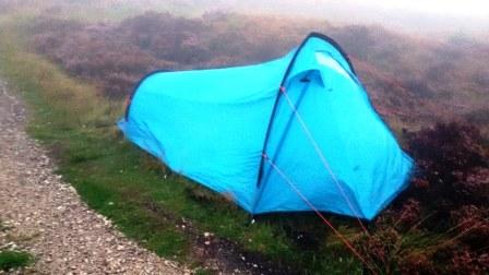 My wild camp on Shining Tor