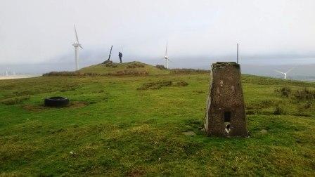 Summit area on Pegwn Mawr