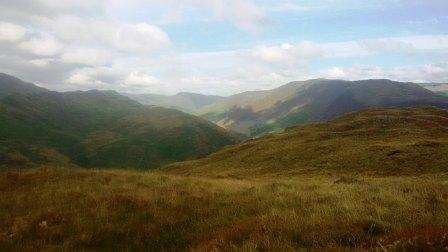 Late afternoon view from the summit