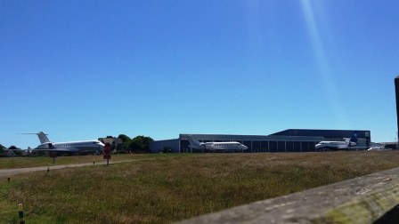 The airfield at Guernsey Airport