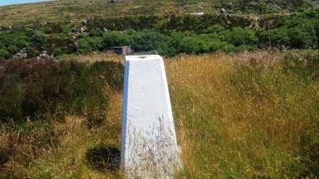 Trig point on Hensbarrow Beacon (the old Marilyn summit)