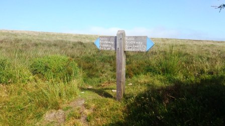 Footpath signpost