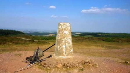 Summit trig point