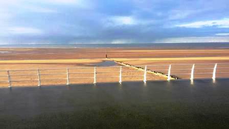Sea front at Rhyl