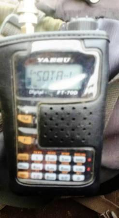 Yaesu FT70D connected to SOTA-LINK