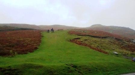 Initial ascent up Hallin Fell