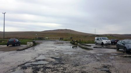 NT car park on Divis