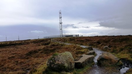 Approaching the summit