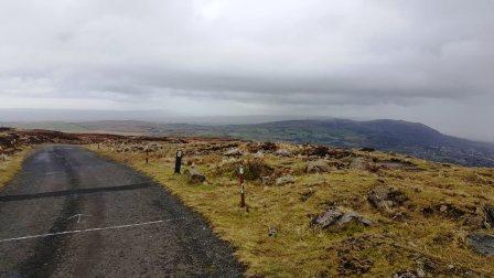 Road off the summit