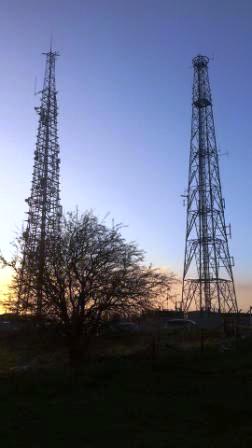 Masts on Cleeve Hill