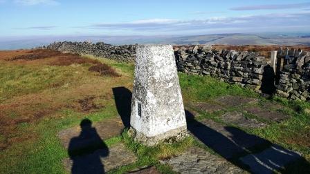 Shining Tor summit trig