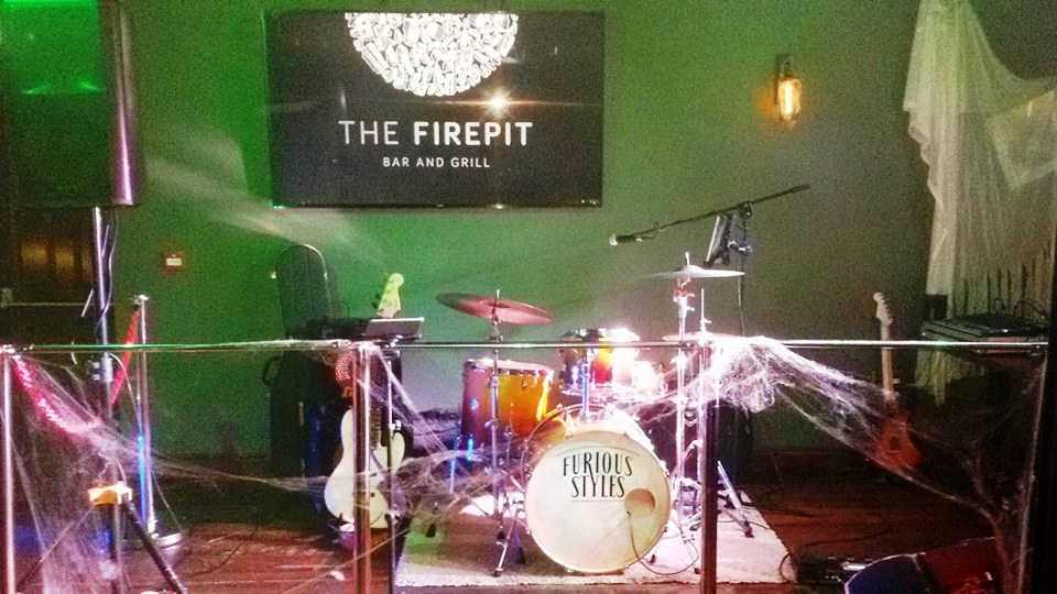 Stage set at Firepit