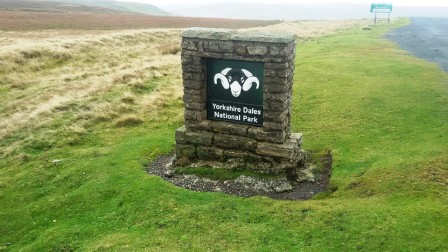 National Park marker stone