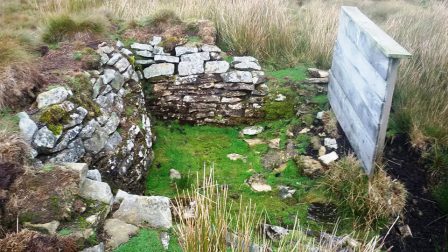 A grouse shooter's hide