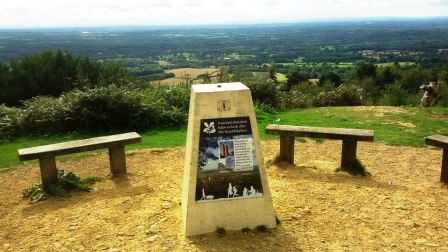 The trig point doubles as a NT donation box!