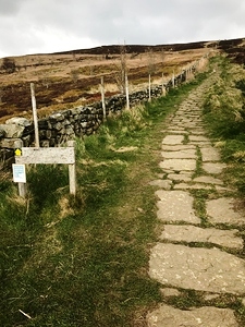 The footpath up to the summit
