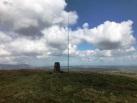 Mast on the summit