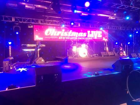 Stage set for Christmas Live