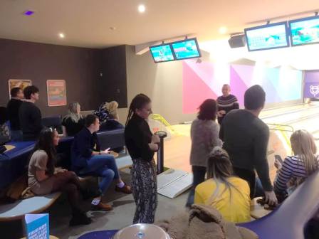 Bowling out for the cast